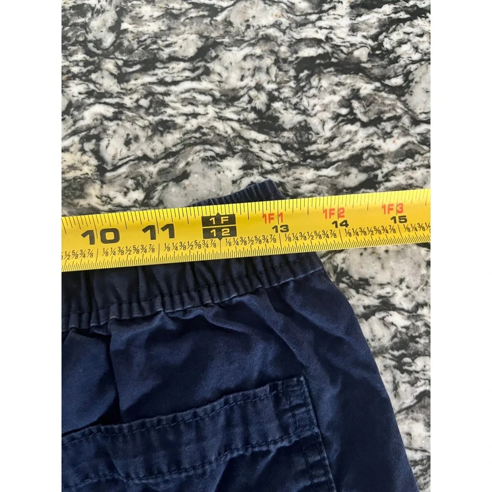 Gap Kids Boys Navy Blue Chino Shorts Elastic Waist Size 10 Regular